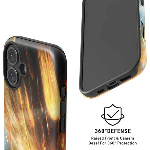StockTrek Giant Asteroid Collides with Planet Earth iPhone 16 Magsafe Impact Case